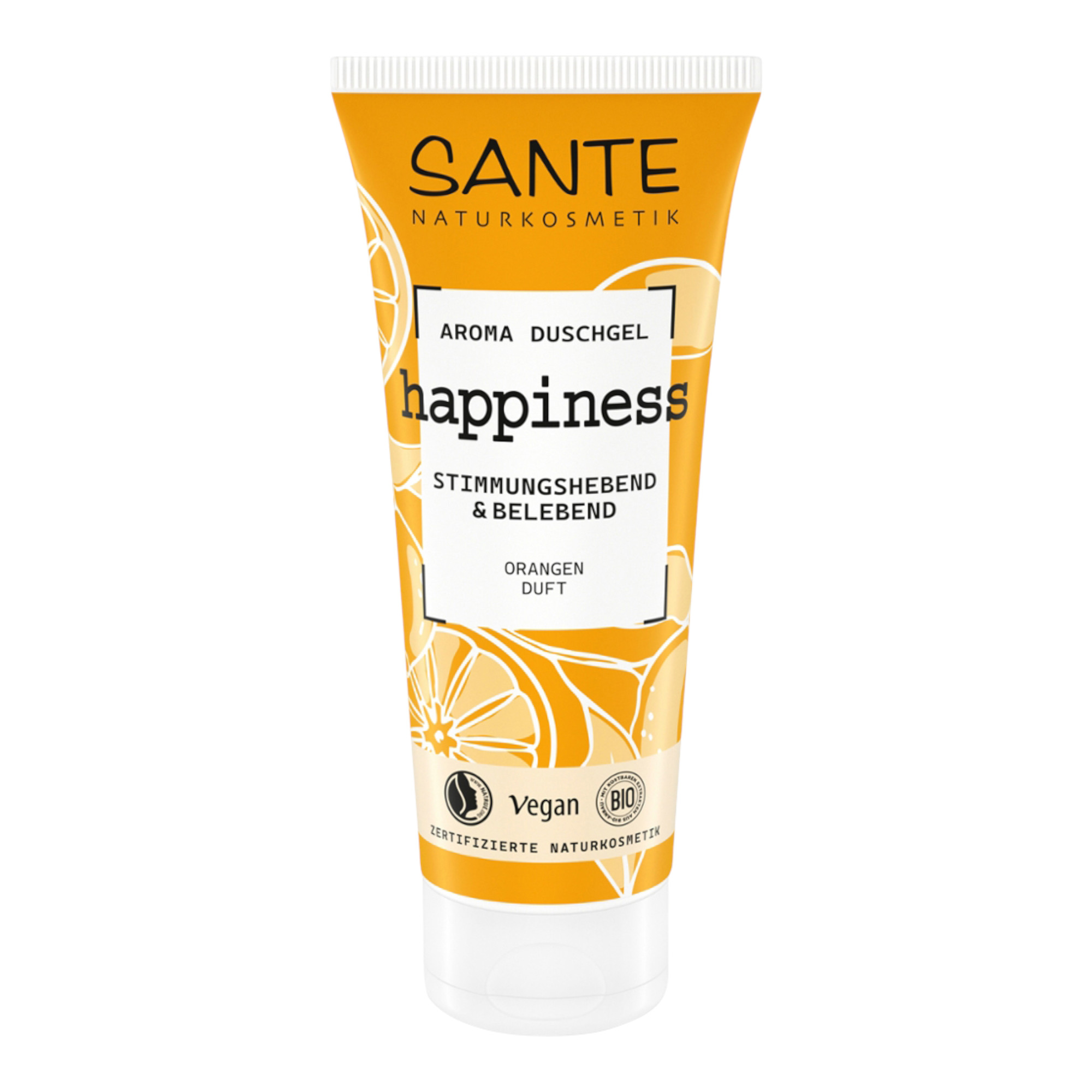 Bio Aroma Duschgel Happiness 200ml - 4er Vorteilspack von Sante jetzt  online bestellen!
