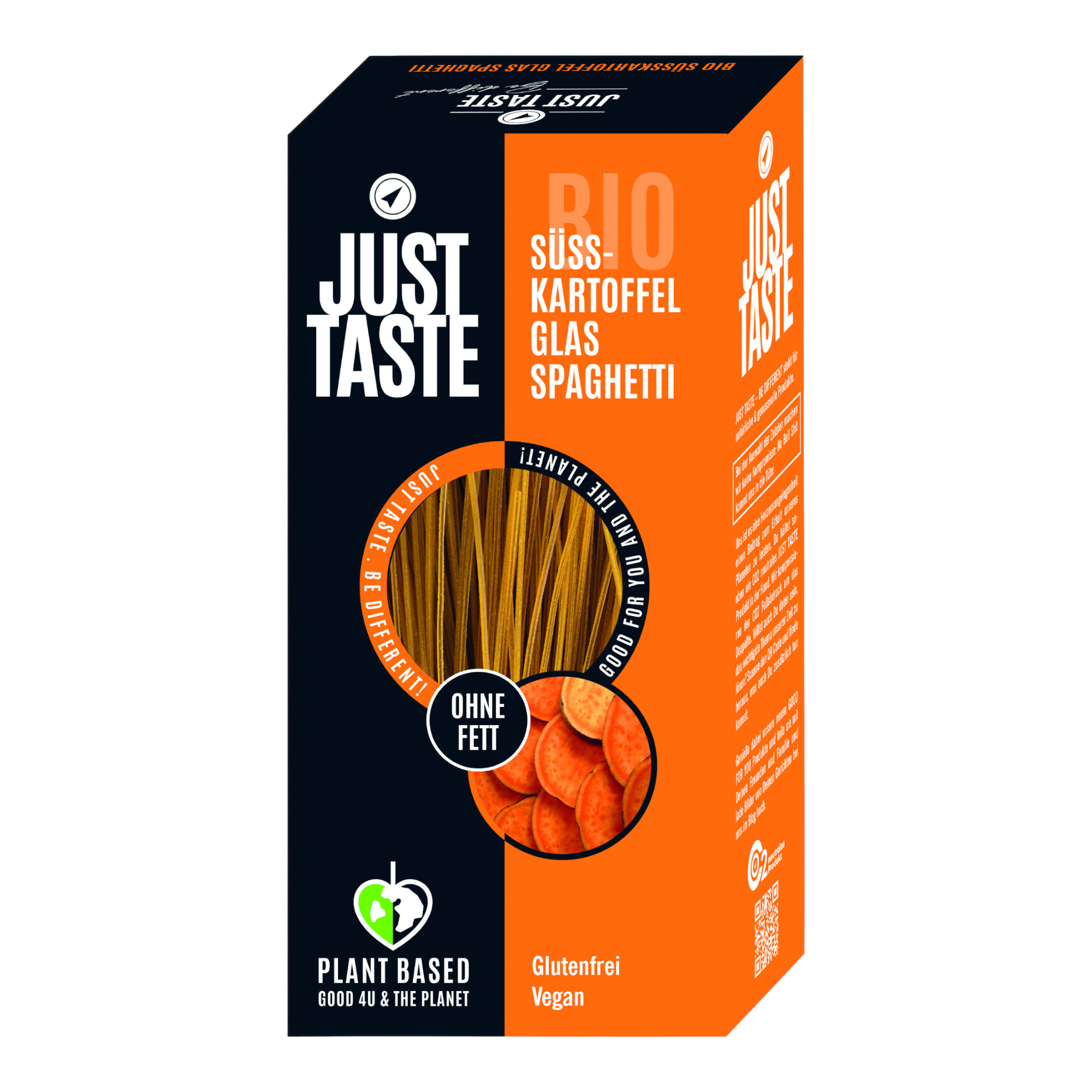 Bio Süßkartoffel Glas Spaghetti 250g
