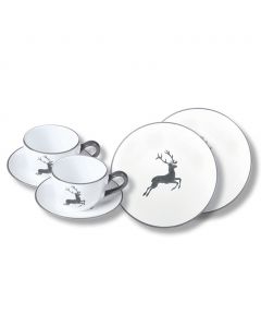Breakfast for two Classic Set Grauer Hirsch