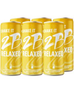2B RELAXED Drink 250ml 6er Pack - Natürlicher Entspannungsdrink - Mehrfrucht-Funktionsgetränk mit Süßungsmittel und 57% Fruchtanteil - ohne Zuckerzusatz