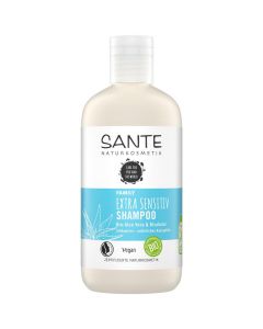 Bio Extra Sensitv Shampoo Aloe 250ml - extra milde Reinigung - für sensible Kopfhaut - schützt vor Austrocknung von Sante Naturkosmetik