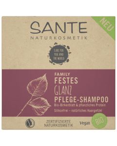 Bio Festes Shampoo Birke  60g - spendet Glanz und Geschmeidigkeit - milde Reinigung - stärkende Wirkung von Sante Naturkosmetik