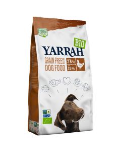 Bio Yarrah Hundetrockenfutter Huhn Fisch 2kg - 4er Vorteilspack - Tierfutter von Yarrah