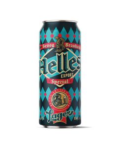 HELLES Export Spezial Lagerbier 500ml - ungefiltert - nicht pasteurisiert - kalt gelagertes Bier von Bevog Brewery