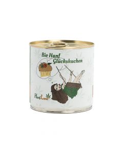 Bio Hanf Glückskuchen 170g - Direkt zum genießen - flaumiger Minikuchen in der Dose - natürlich haltbar - wie frisch gebacken von Hanfland