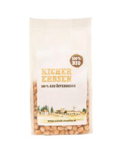 Bio Kichererbsen aus Österreich 300g - wertvoller Lieferant von pflanzlichem Eiweiß - vielseitig einsetzbar - vegane Proteinquelle von Schalk Mühle