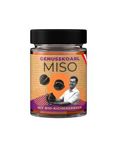 Bio Kichererbsen Miso 190g - traditionell grobe Tsubu-Qualität - schonen fermentiert - universell einsetzbar - einzigartig würziges Aroma von Genusskoarl