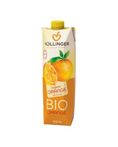 Bio Orange Fruchtsaft 1000ml - kein Zuckerzusatz - Frei von künstlichen Aromen Farbstoffen und Konservierungsstoffen von Höllinger Juice