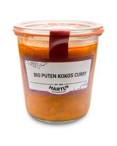 Bio Puten Kokos Curry 460g - Fertiggericht von Hartls Kulinarikum