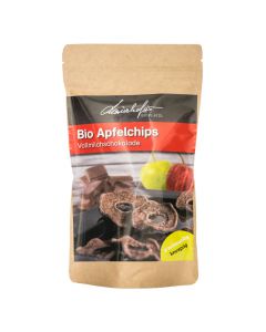 Bio Apfelchips Vollmilchschokolade 100g
