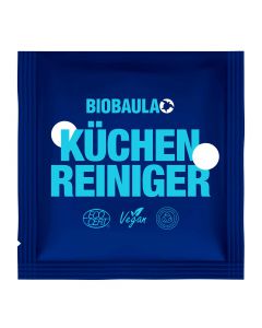 BIOBAULA Küchen-Reiniger Tabs - Einzelpackung 1 Stück - Plastikfreier und biologischer Mehrzweckreiniger für die Küche aus rein natürlichen Inhaltsstoffen