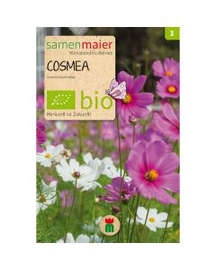 Bio Cosmea Schmuckkörbchen Mischung - Saatgut für zirka 30 Pflanzen