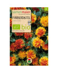 Bio Färberdistel - Saatgut für zirka 25 Pflanzen