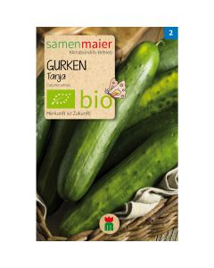 Bio Gurke Tanja Freiland Salatgurke - Saatgut für zirka 10 Pflanzen