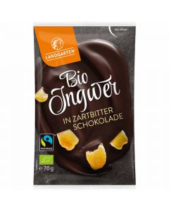 Bio Ingwer in Zartbitter Schokolade 70g