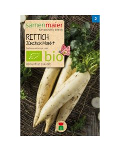 Bio Rettich Zürcher Markt - 2 g Saatgut