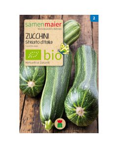 Bio Zucchini Striato dItalia - Saatgut für zirka 5 Pflanzen
