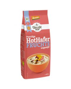 Bio Demeter Hot Hafer Früchte Porridge 400g - Natürliche Süße mit Trockenfrüchten von Bauckhof