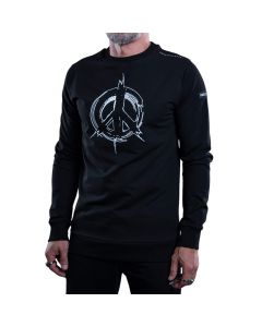 Dunkelschwarz DS-5 Sweatshirt PEACE black