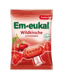 Em-eukal Wildkirsche Hustenbonbons mit Süßungsmitteln zuckerfrei 75g