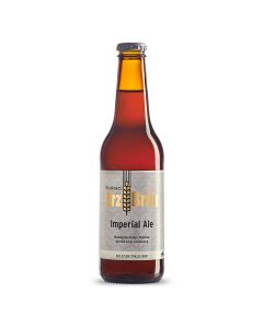 Bio Imperial Ale Bier 330ml - Amarillo Hopfen - kräftig feine Hopfenaromatik - kastanienfarbenes Starkbier von Bruckners ErzBräu
