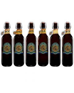 Bier Probierpaket 6 x 1000ml - handgebraute Bierspezialitäten - verschiedenen Malzsorte - klassisches Reinheitsgebot von Wirtshausbrauerei Langenlois