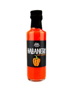 Habanero Hot-Sauce 100ml - Schärfegrad 9/12 - Chili Sauce mit 51 Prozent Habanero-Chili von Fireland Foods