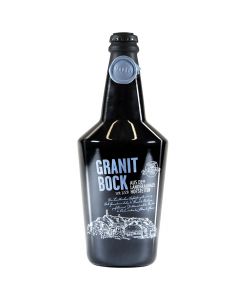 Granitbock Bier 750ml - karamellisiert - kräftige Malzaromen - sechsmonatige Lagerung - dunkles Bockbier von Brauerei Hofstetten