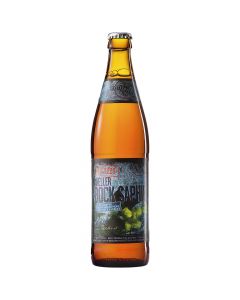 Heller Bock Saphir Bier 500ml - wertvolle Hopfenöle - Duldenhopfen - goldgelbe Farbe - unfiltriertes Vollbier von Brauerei Hofstetten
