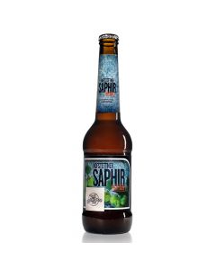 Saphir Bier 330ml - Südfruchtaromen - kräftiger Körper - goldgelbes Lagerbier von Brauerei Hofstetten