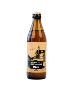 Helles Bier 330ml - unfiltriertes Vollbier - aus rein natürlichen Rohstoffen - enthält 12 Flaschen von Gaminger Kartausenbräu