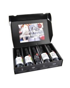 Vinotaria Wein Geschenkbox Kleine Aufmerksamkeit für Weinliebhaber 5 x 250ml