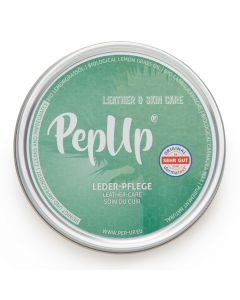 Lederpflege mit Lemongrassöl 100g - natürliche Nahrung für Leder - Imprägnierung - dermatologisch zertifiziert von PepUp