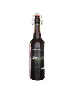 Ginseng Drache Schwarzbier 750ml - untergärig - leichtes Röstaroma nach Kaffee - herber Geschmack - dunkles Naturbier von Die Brauerei Leutschach