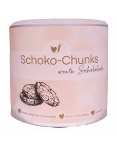 Schoko Chunks - weiße Schokolade 250g