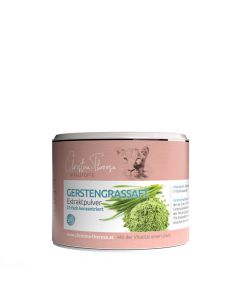 Bio Gerstengrassaft Pulver 100g - 21-fach konzentriertes Pflanzensaftpulver - Superfood - Rohkost von Vitalstoffe Christina Theresa