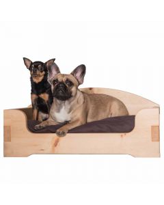 Zirbenbett für Hunde und Katzen mit Steckverbindungen in verschiedenen Größen
