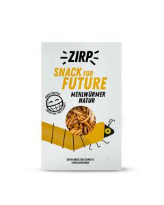 ZIRP Snack for Future Mehlwürmer 18g - Zum Kochen oder gleich essen - Ideal als Topping geeignet - Köstlich knuspriger Geschmack