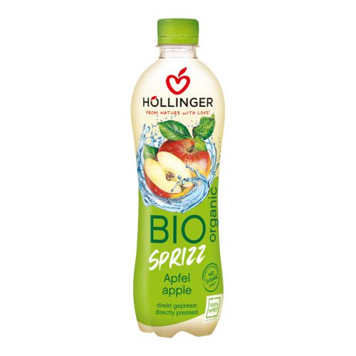 Bio Apfelspritzer 500ml - naturtrüber Apfelsaft - Frei von Farbstoffen - künstlichen Aromen  und Konservierungsmittel von Höllinger Juice