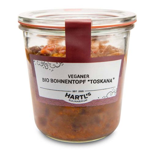 Bio veganer Bohnentopf toskana 460g - Fertiggericht von Hartls Kulinarikum