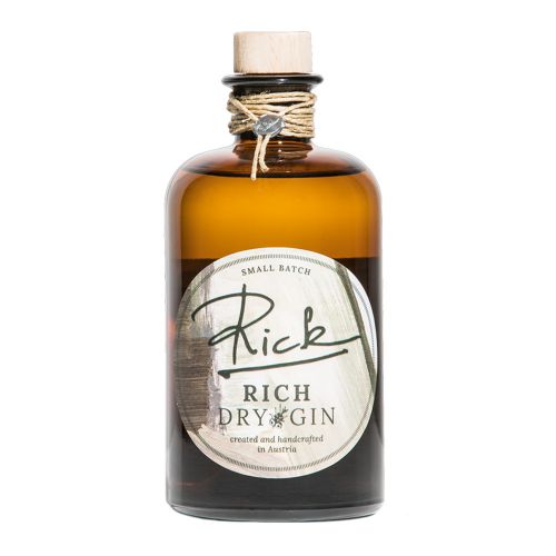 Bio Rick Gin RICH Dry Gin 43 Prozent 500ml