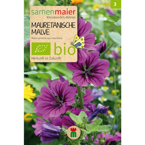 Bio Mauretanische Malve - Saatgut für zirka 25 Pflanzen