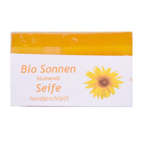 Bio Sonnenblumenöl Seife handgeschöpft 