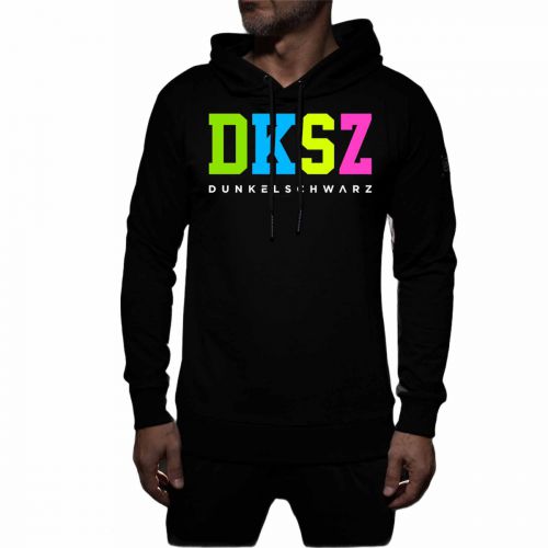 Dunkelschwarz Hoody DS-3 DKSZNEON black
