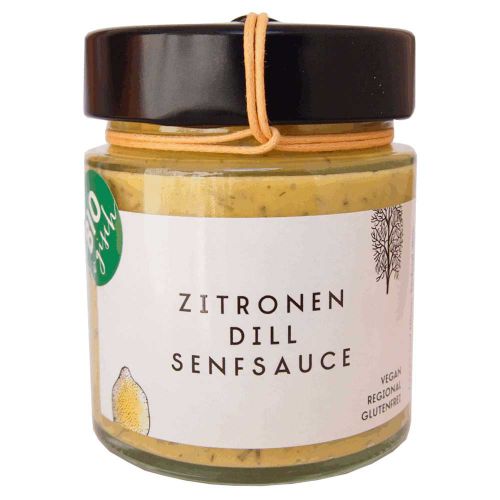 Bio Zitronen Dill Senf Sauce 125g