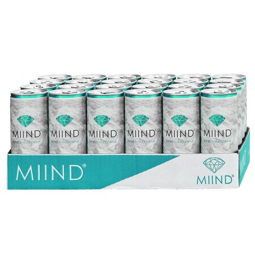 MIIND Erfrischungsgetränk Traube-Minze 24er Tray