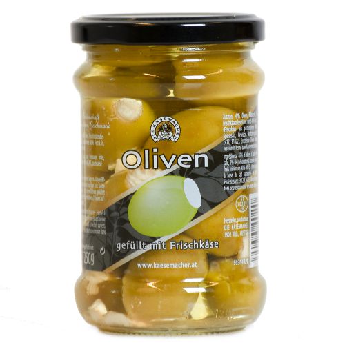 Oliven gefüllt mit Frischkäse 250g 