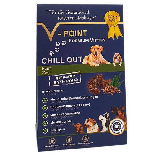 Chill out - Hanf - Premium Vitties für Hunde 250g