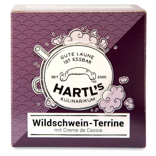 Wildschwein-Terrine mit Creme de Cassis 100g