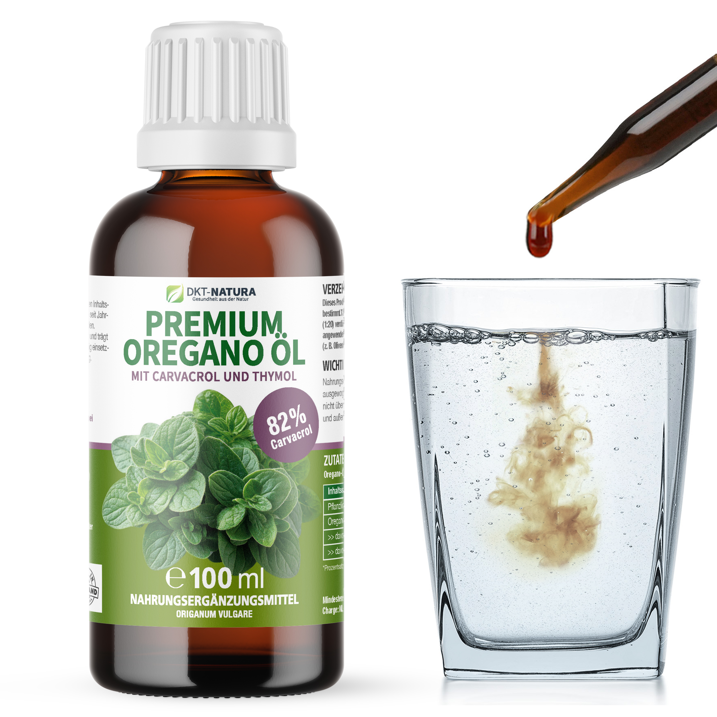 Premium Oregano Öl 100ml von DKT Natura online bestellen